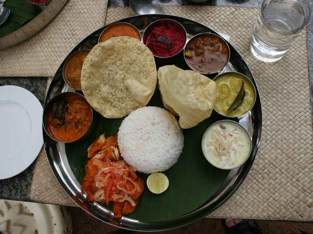 Traditional South Indian cuisine © J Thomas